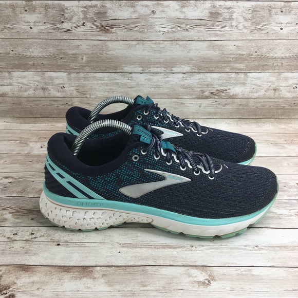 Brooks Shoes - Brooks Ghost 11 Womens 10 Running Navy White
